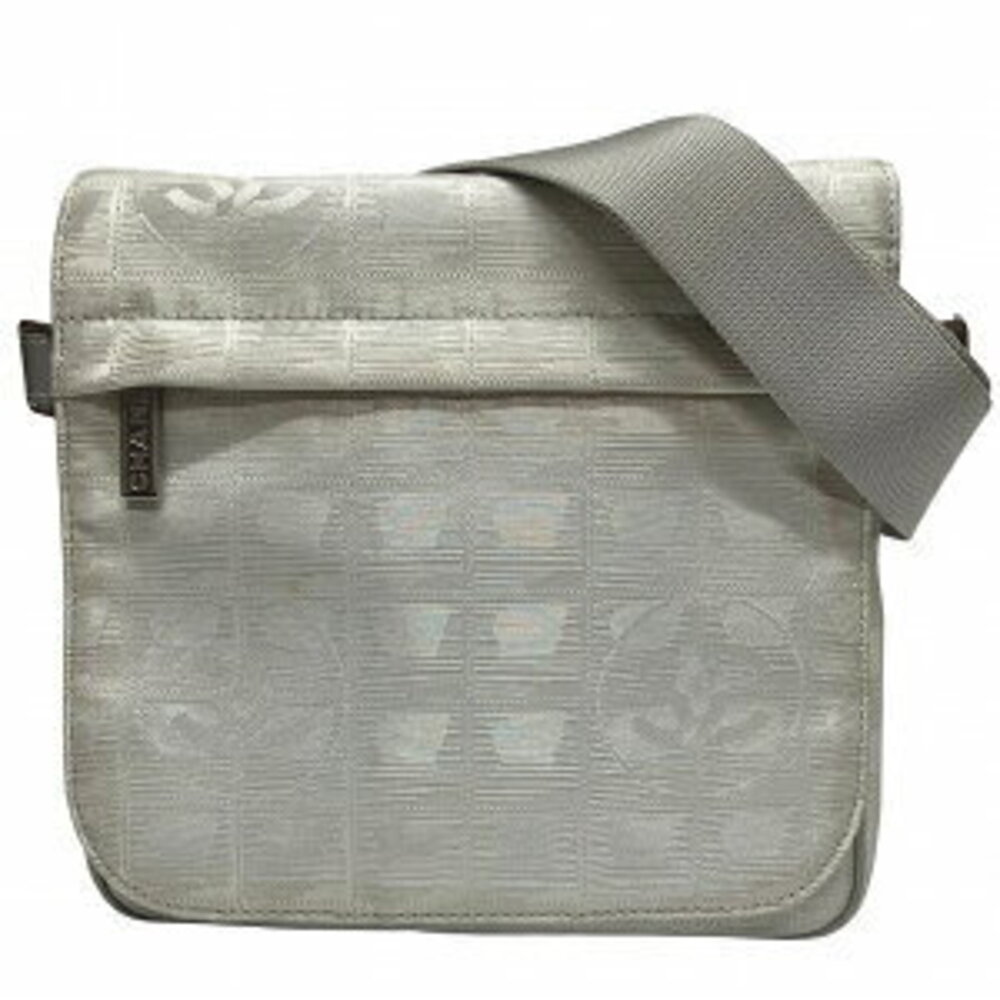 Chanel Travel Silver Shoulder Bag